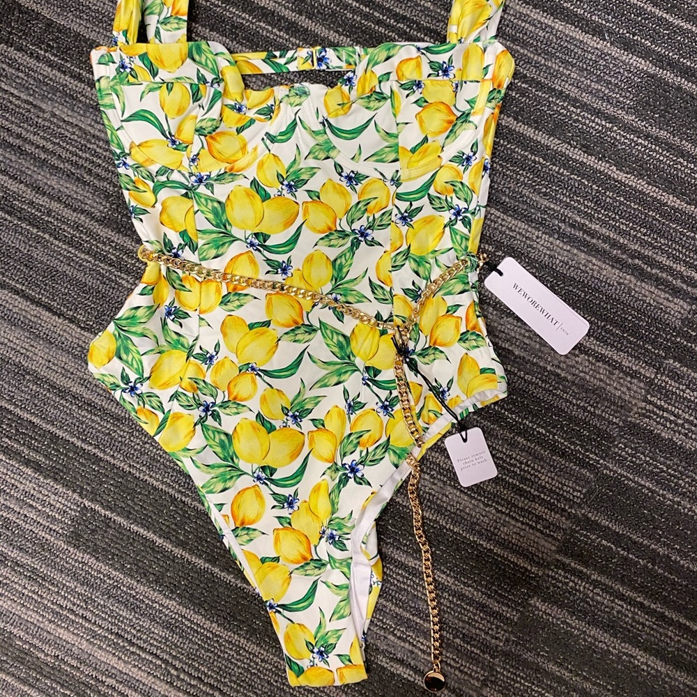 We wore what lemon one piece